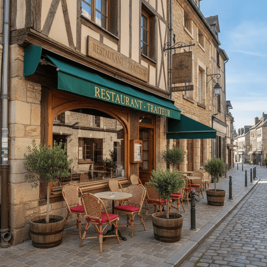 Restaurant à Bayeux : terrasse - licence IV - Image 1