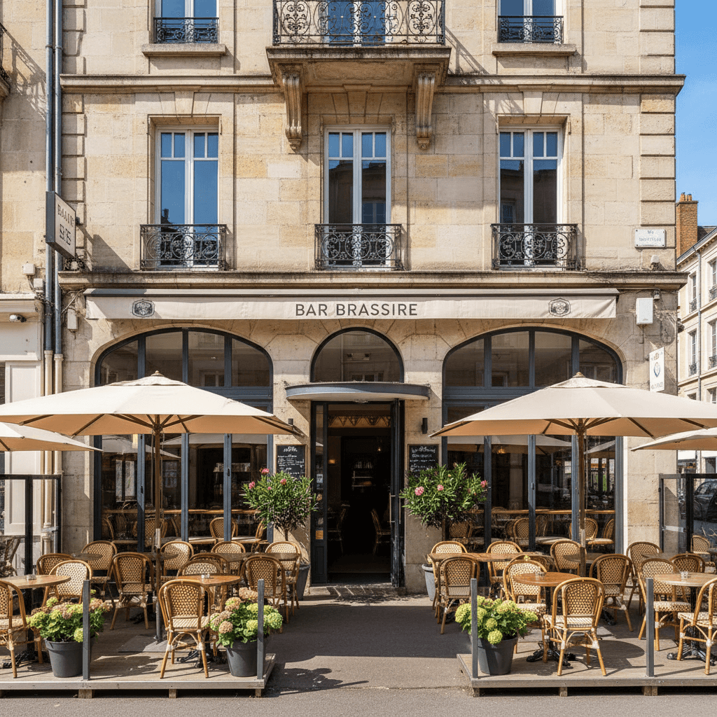 Bar-brasserie à Saint-Étienne : terrasse - licence IV - Image 1