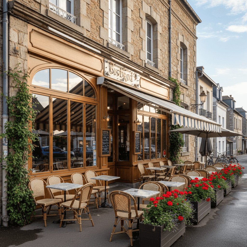 Restaurant 70m² à Cherbourg-En-Cotentin : terrasse - Image 1