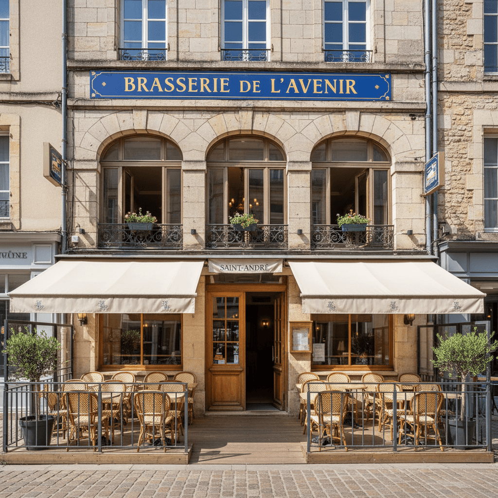 Bar-brasserie 100m² à Saint-André : terrasse - licence IV - Image 1