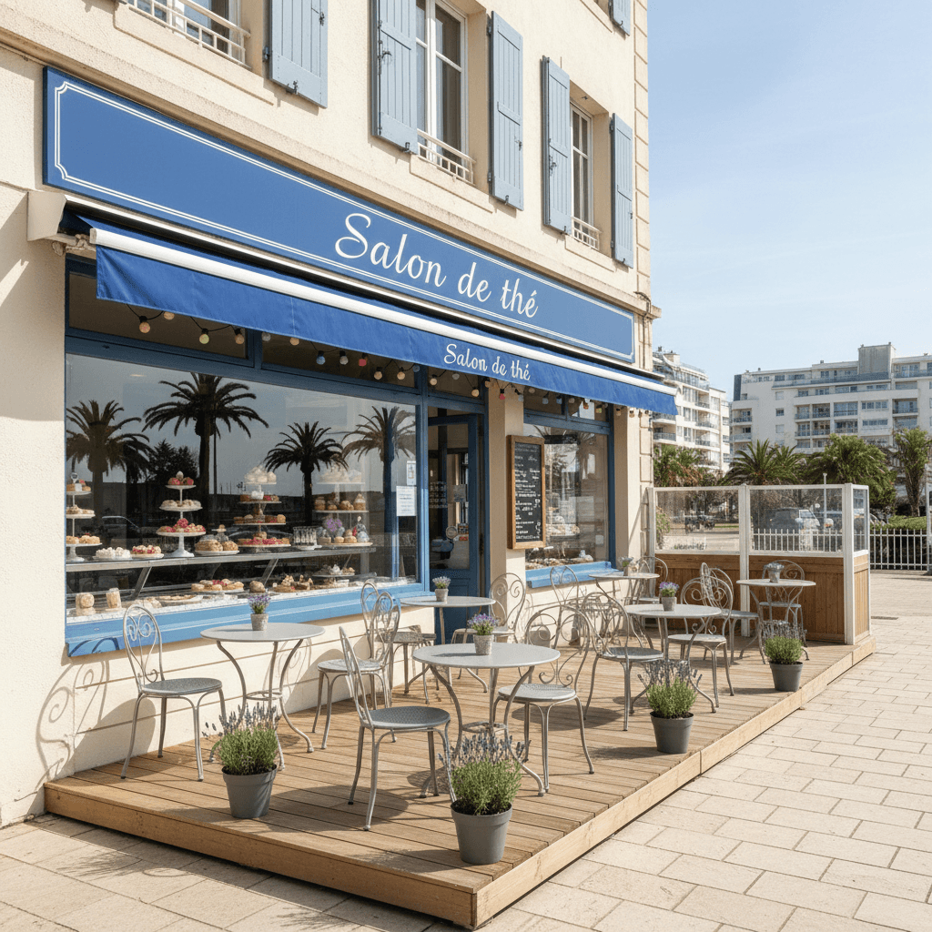 Snack 45m² à La Baule-Escoublac : terrasse - Image 1