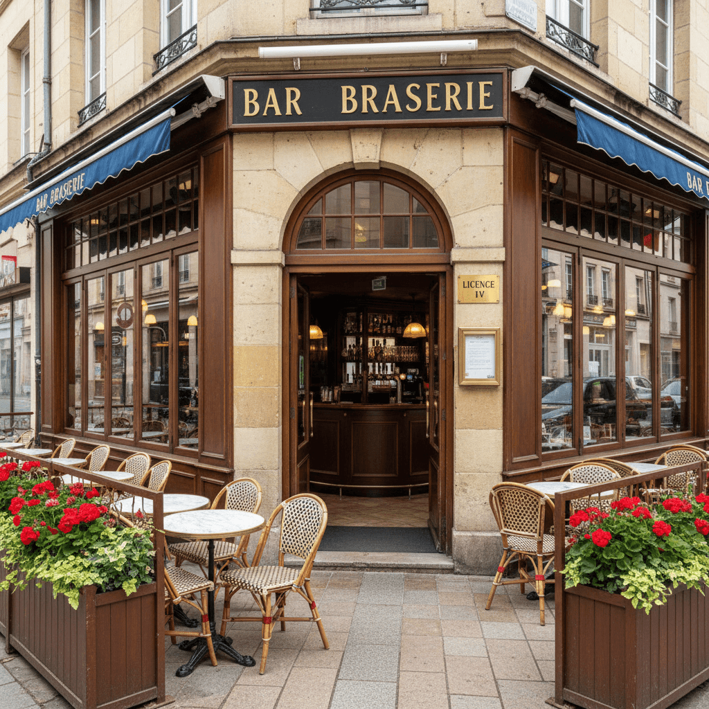 Bar-brasserie à Nantes : terrasse - licence IV - Image 1