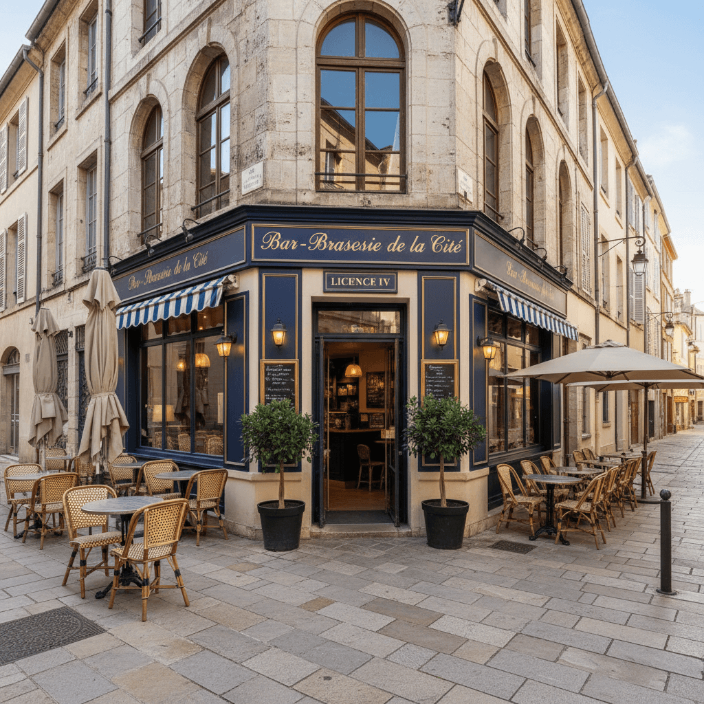 Bar-brasserie 750m² à Narbonne : terrasse - licence IV - Image 1