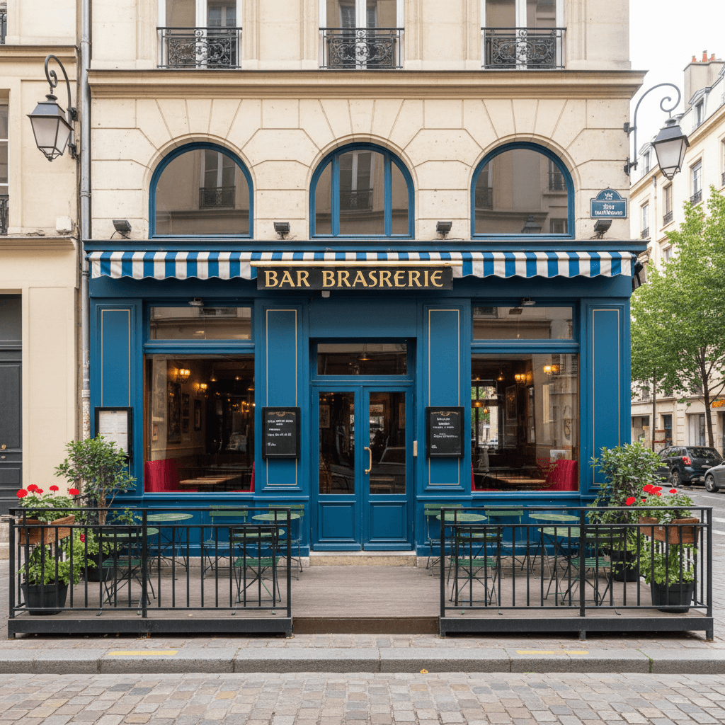 Bar-brasserie à Lyon : terrasse - licence IV
