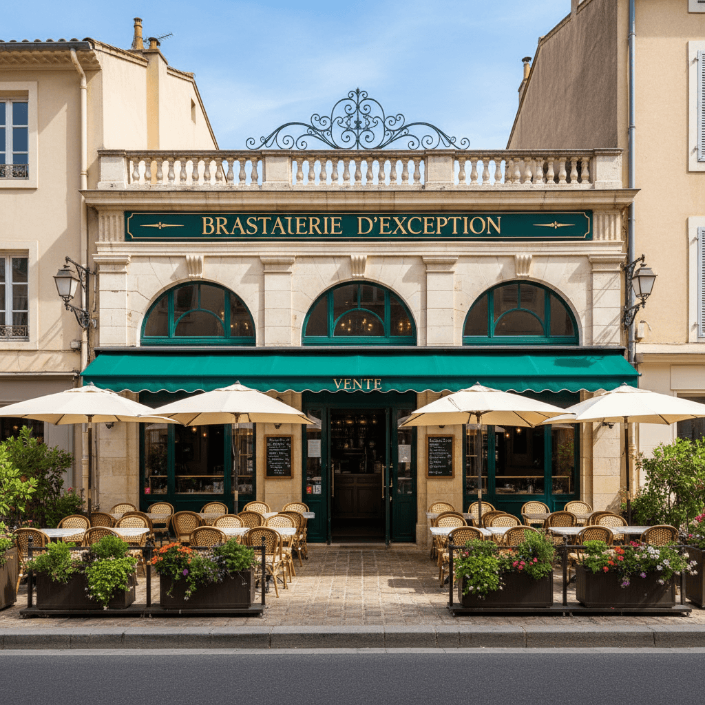 Bar-brasserie 220m² à Vence : terrasse - licence IV - Image 1