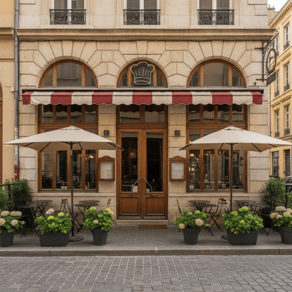 Restaurant 50 couverts à Lyon : terrasse - extraction