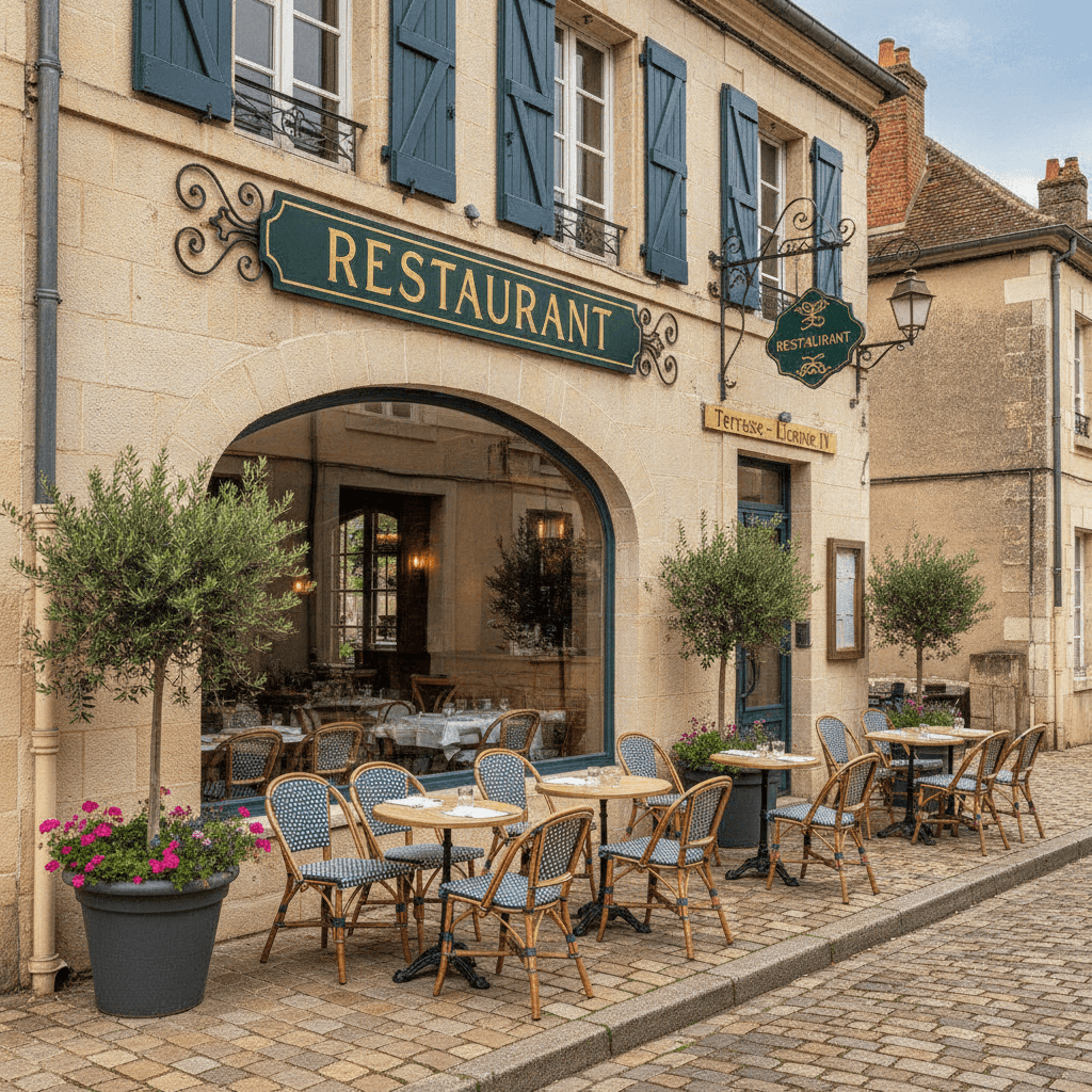 Restaurant 381m² à Saint-Georges-De-Reneins : terrasse - licence IV - Image 1