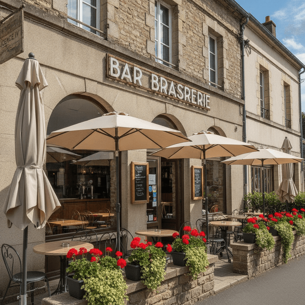 Bar-brasserie 120m² à Luzy : terrasse - licence IV - Image 1