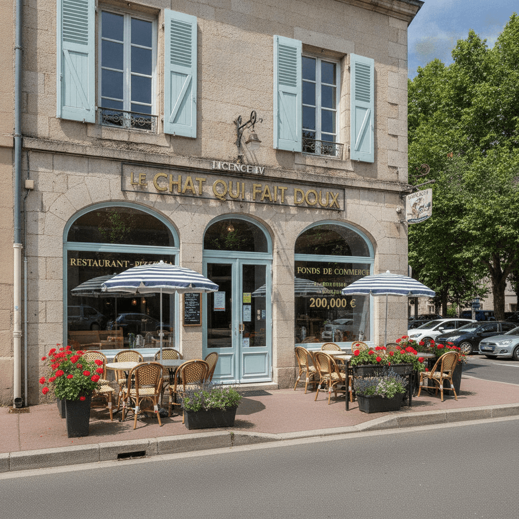 Restaurant à Chaumont : terrasse - licence IV - Image 1