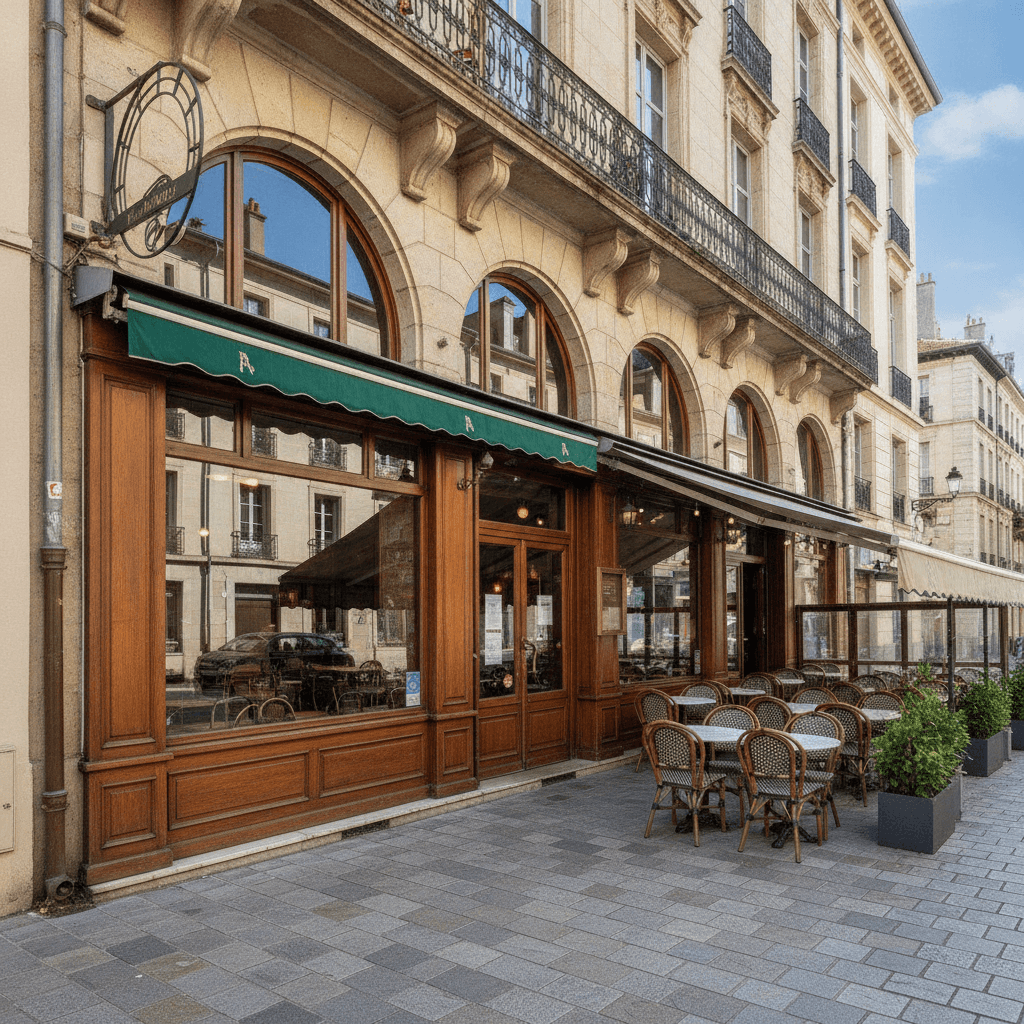 Bar-brasserie 90m² à Grenoble : terrasse - licence IV
