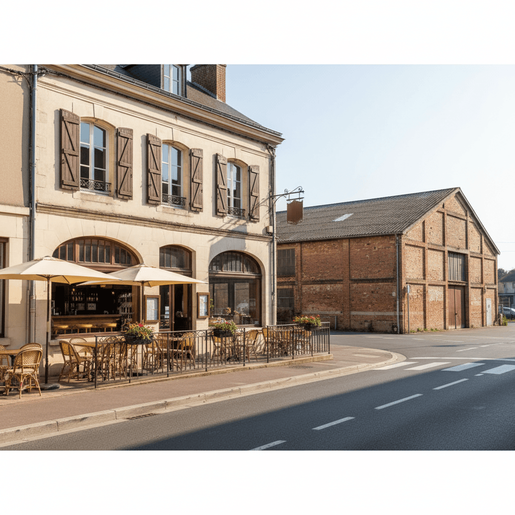 Bar-brasserie 180m² à Angers : terrasse - licence IV