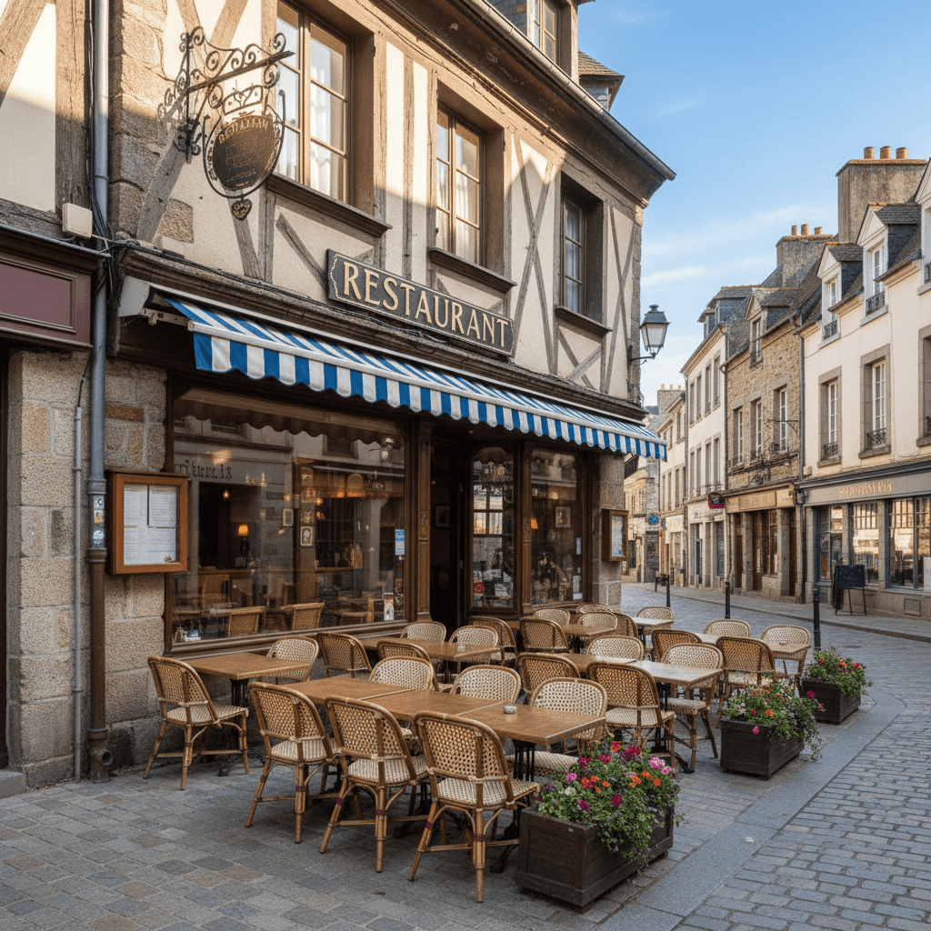 Restaurant à Vannes : terrasse - licence IV - Image 1