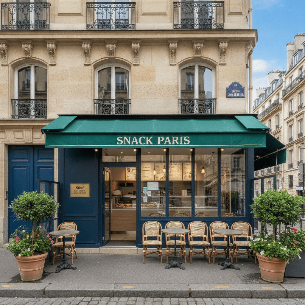 Snack 90m² à Paris en liquidation judiciaire