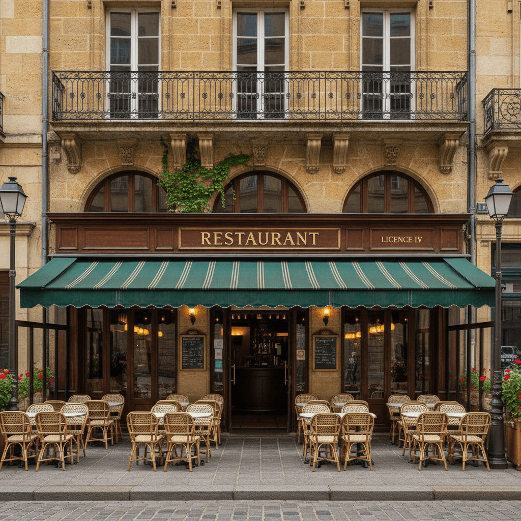 Restaurant 140m² à Bordeaux : terrasse - licence IV - Image 1