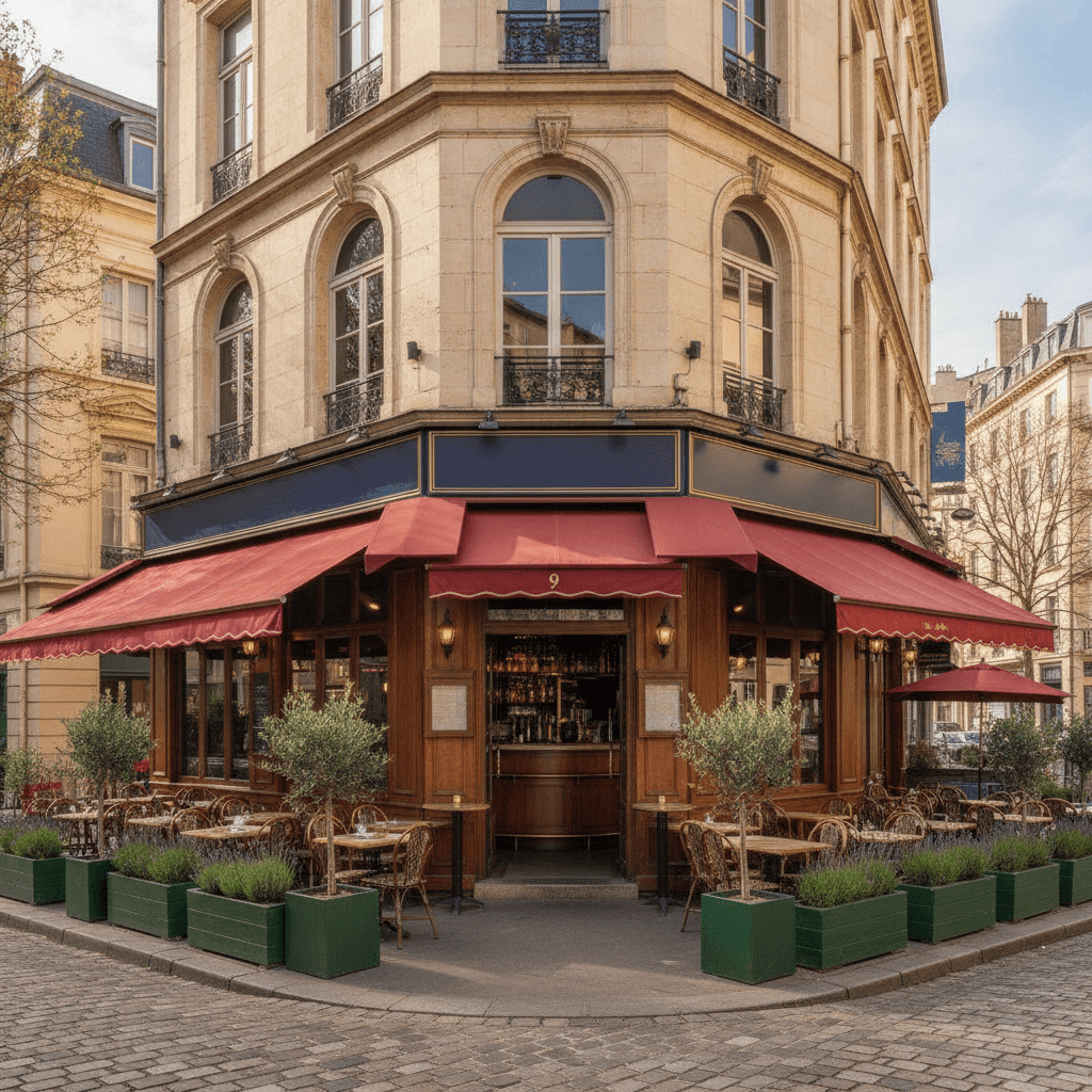 Restaurant 285m² à Lyon : terrasse - licence IV