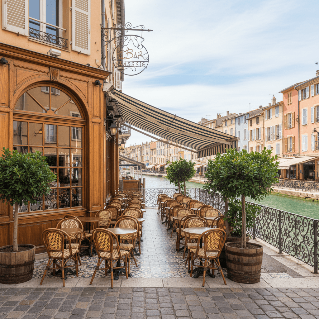Bar-brasserie 200m² à Sète : terrasse - licence IV - Image 1