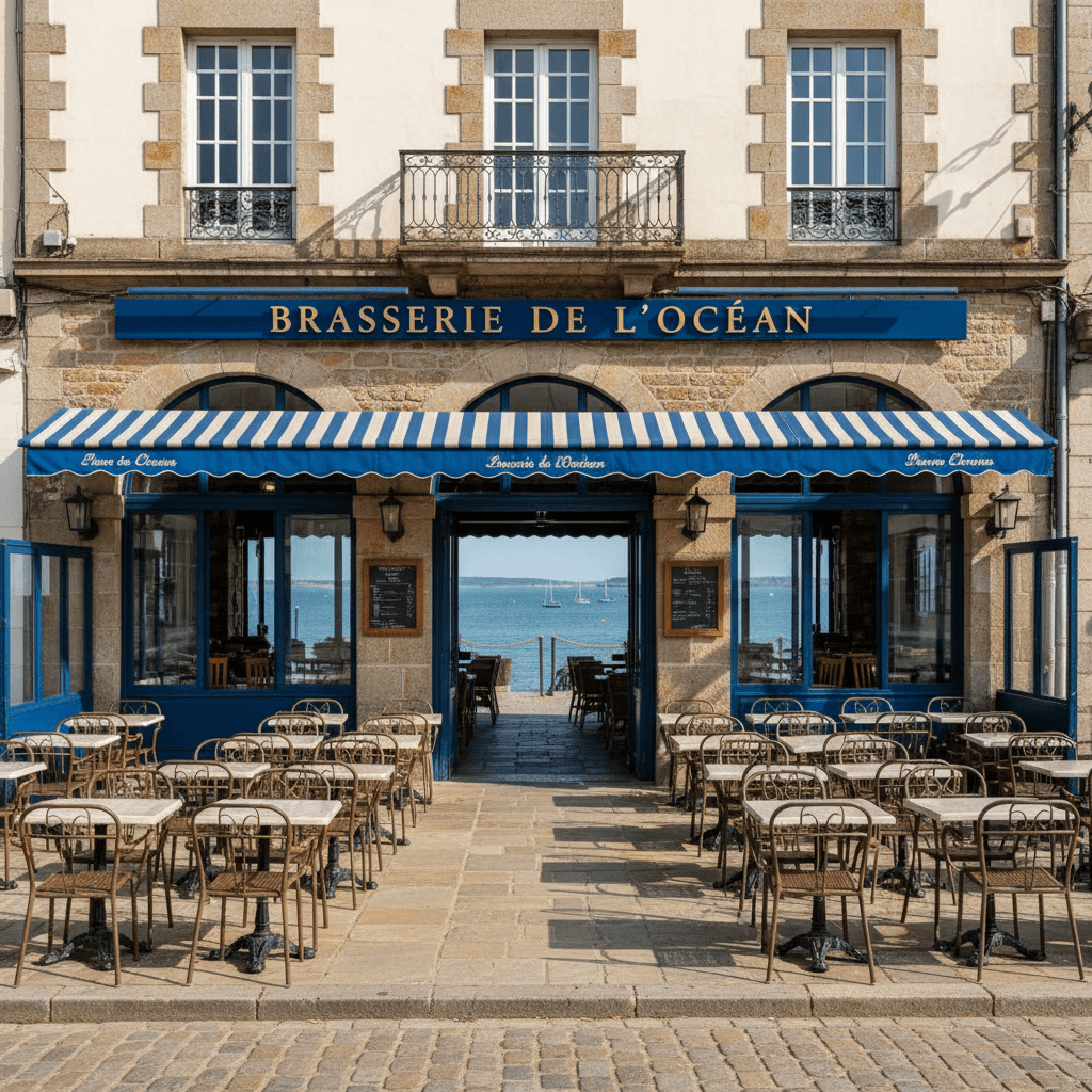 Bar-brasserie à Vannes : terrasse - licence IV - Image 1