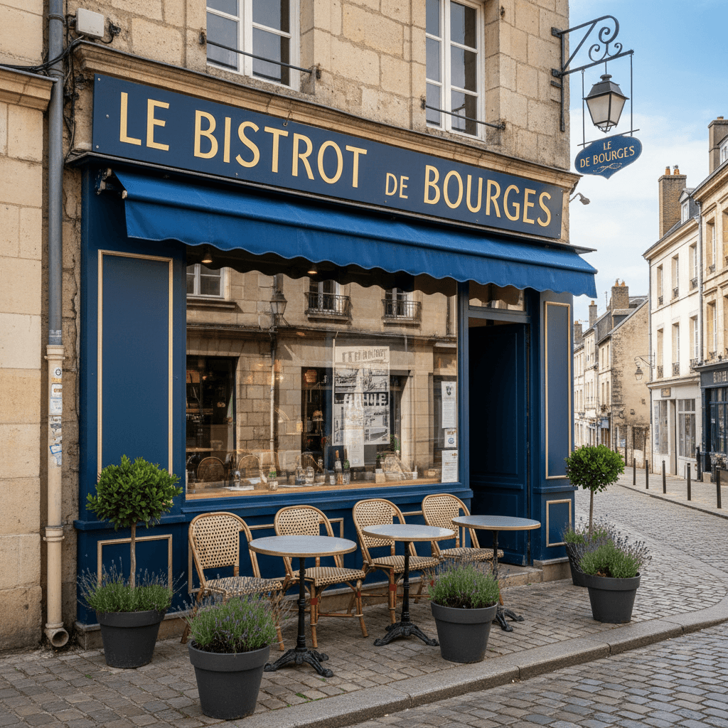 Restaurant 300m² à Bourges : terrasse - licence IV - Image 1