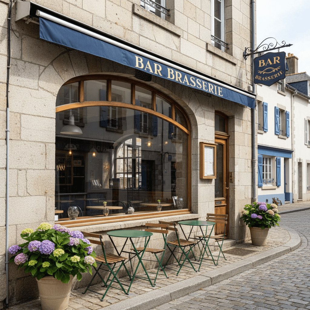 Bar-brasserie 100m² à Erquy : terrasse - licence IV - Image 1