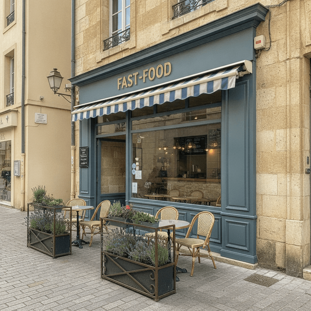 Fast-food 45m² à Montpellier : cuisine équipée - chambre froide