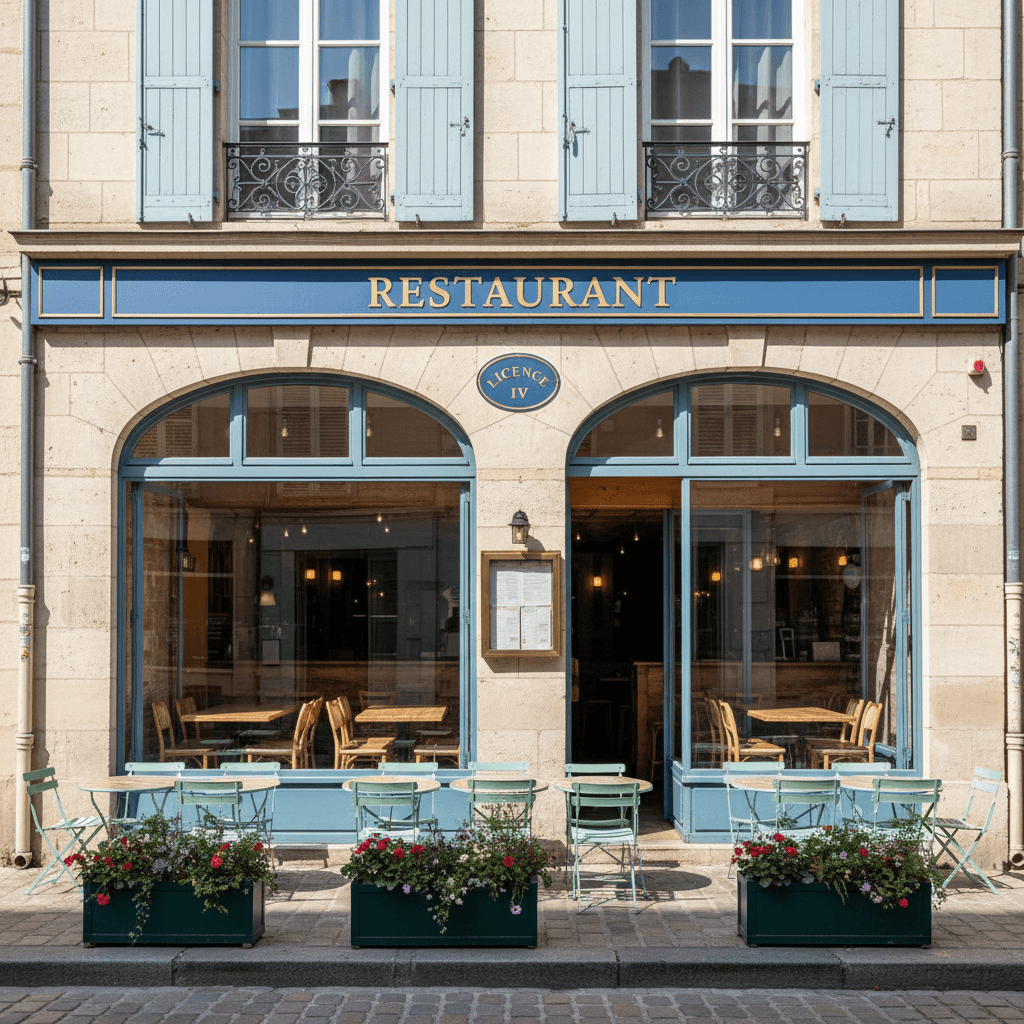 Restaurant 160m² à Nantes : terrasse - licence IV