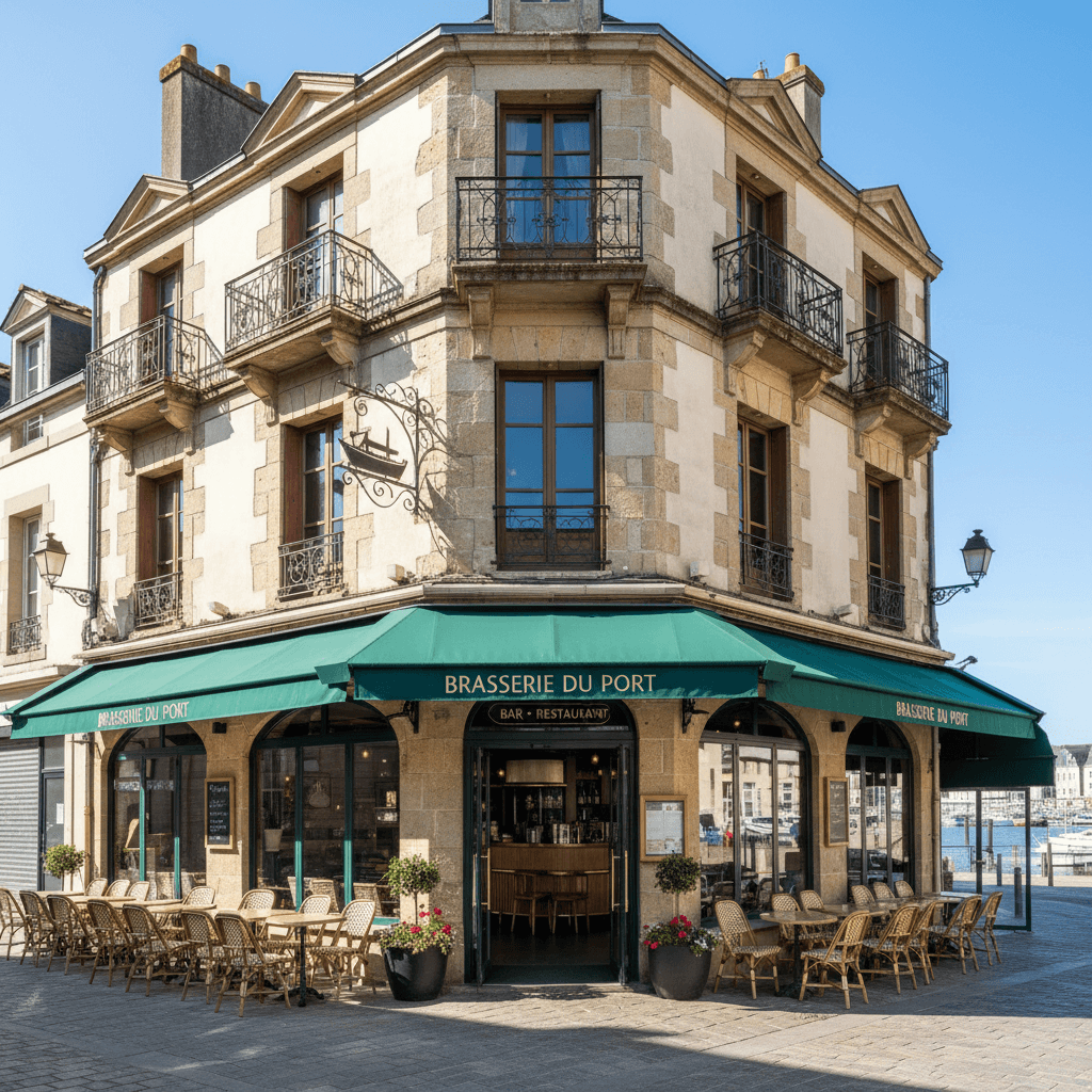 Bar-brasserie à Vannes : terrasse - licence IV - Image 1