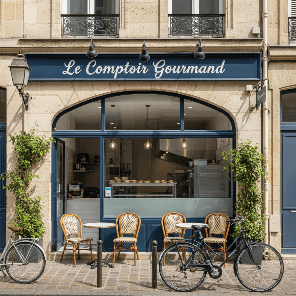 Fast-food 15m² à Bordeaux : cuisine équipée