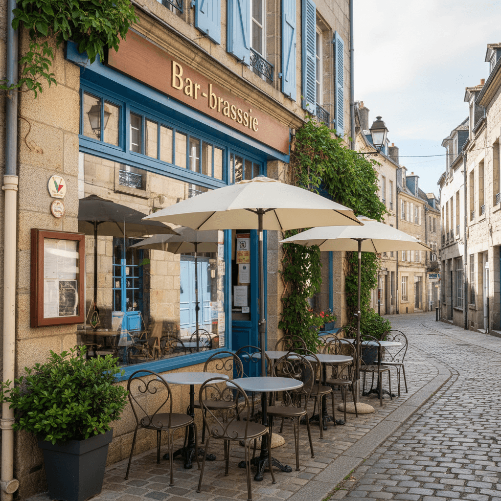 Bar-brasserie à Vannes : terrasse - licence IV - Image 1