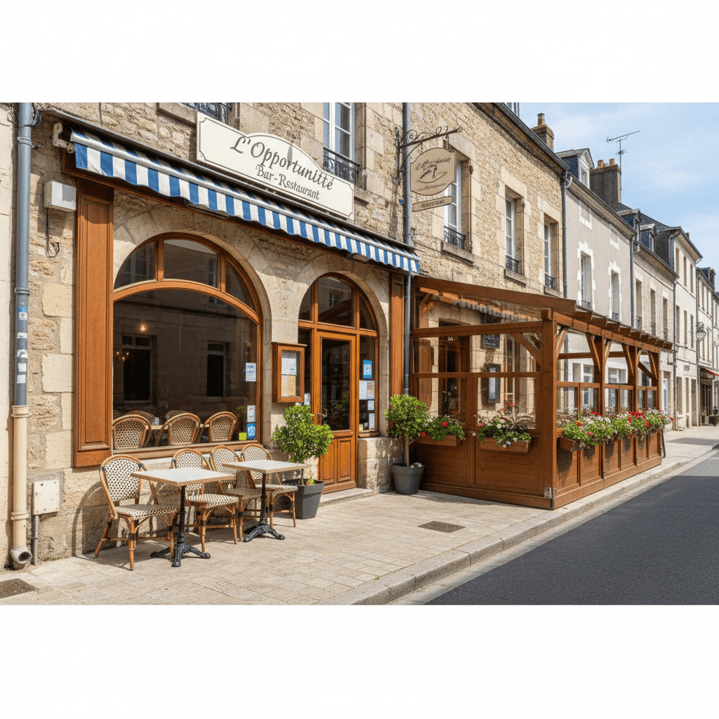 Restaurant 505m² à Montaigu-Vendée : terrasse - licence IV - Image 1