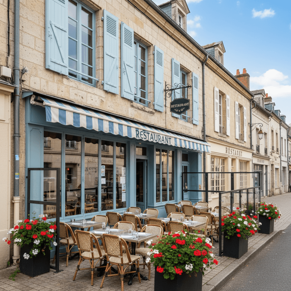 Restaurant 240m² à Bar-Sur-Aube : terrasse - extraction - Image 1