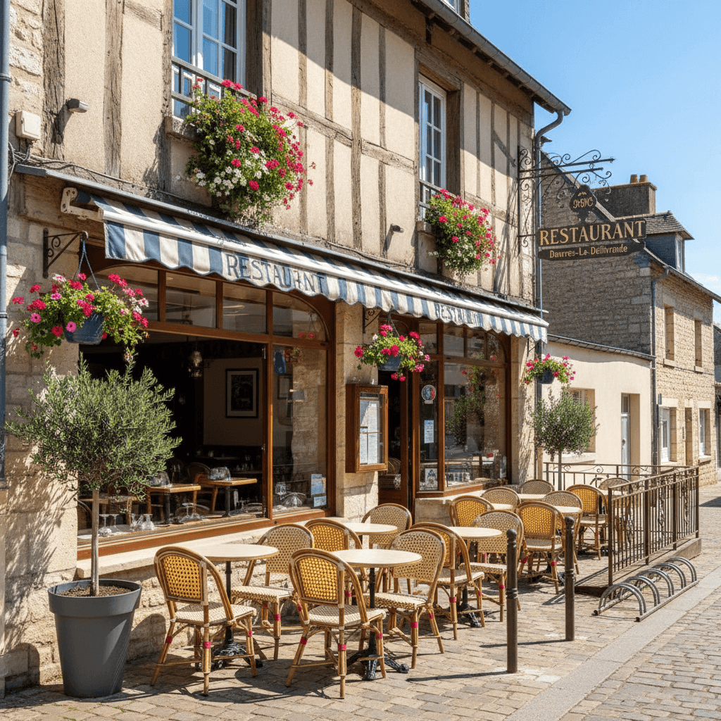 Restaurant 120m² à Douvres-La-Délivrande : terrasse - licence IV - Image 1