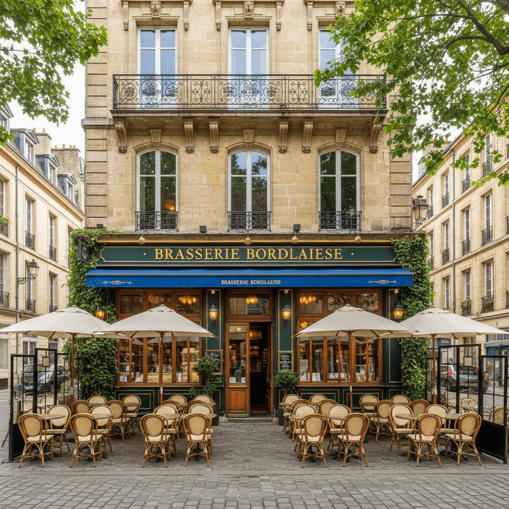 Bar-brasserie 250m² à Bordeaux : terrasse