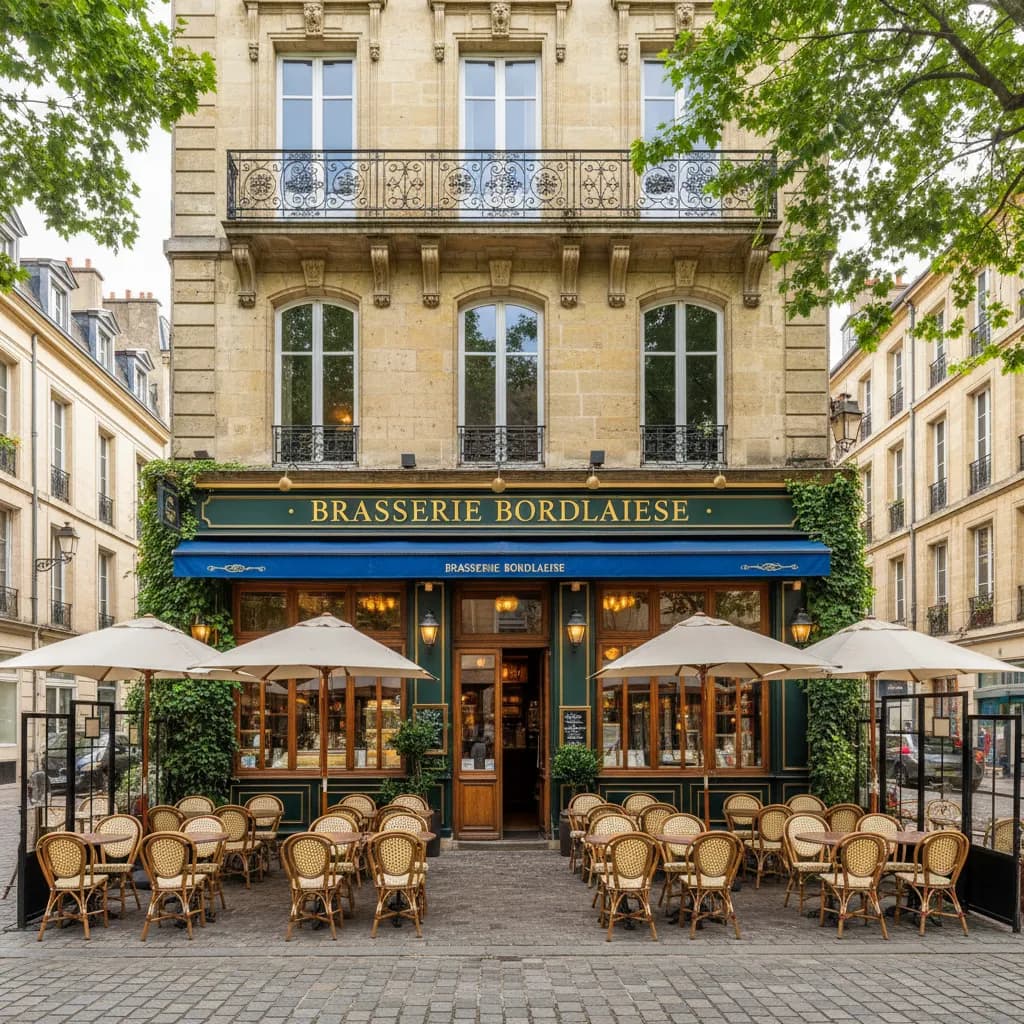 Bar-brasserie 250m² à Bordeaux : terrasse - Image 1