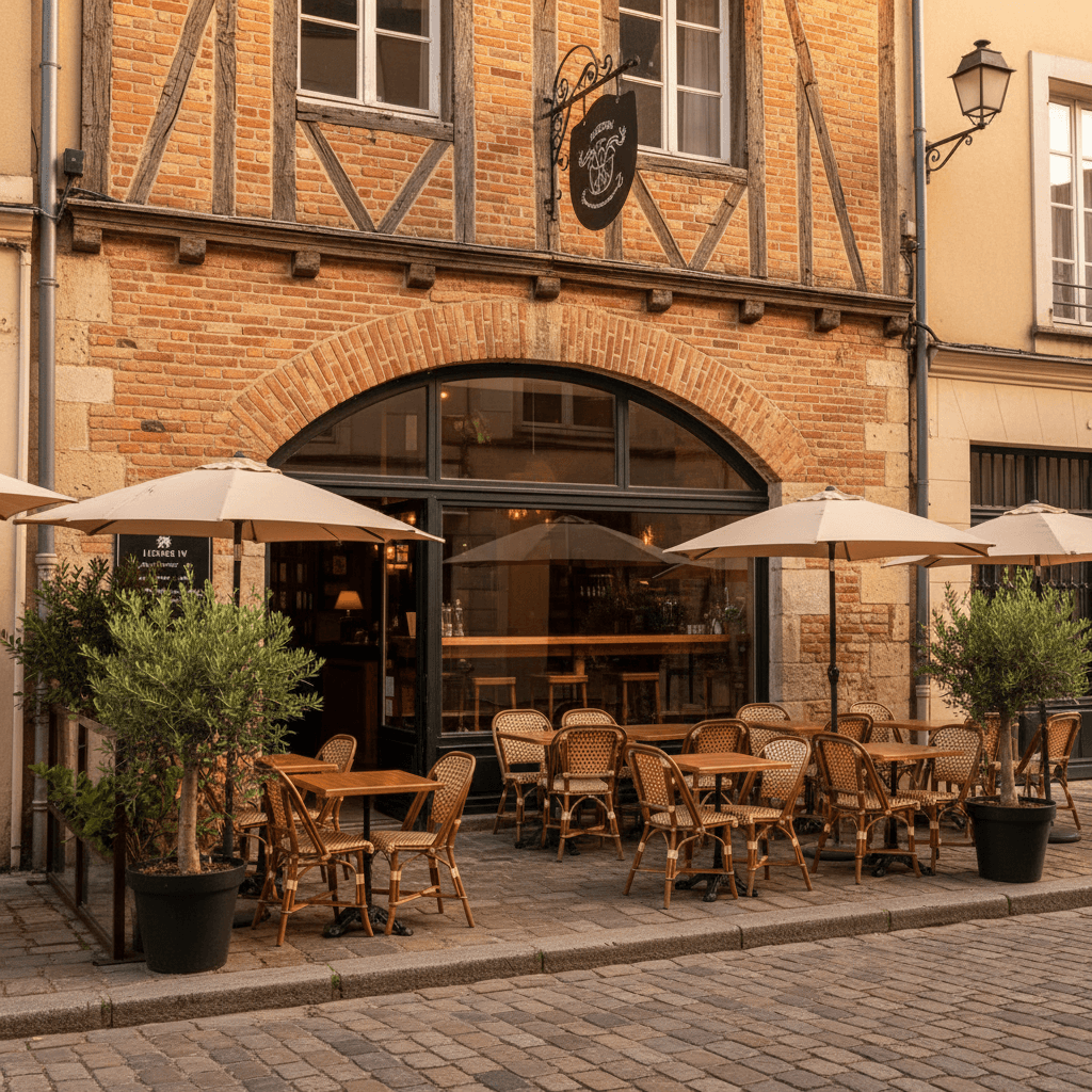 Restaurant à Albi : terrasse - licence IV