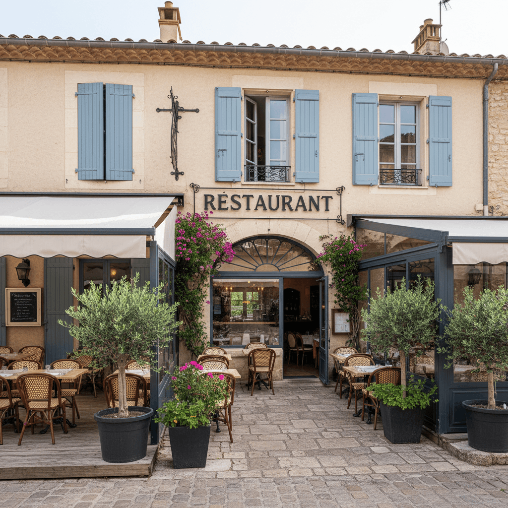 Restaurant 151m² à Mougins : terrasse - licence IV - Image 1