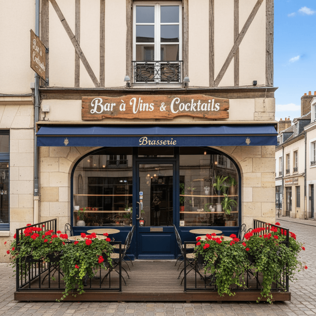 Bar-brasserie à Rouen : terrasse - licence IV