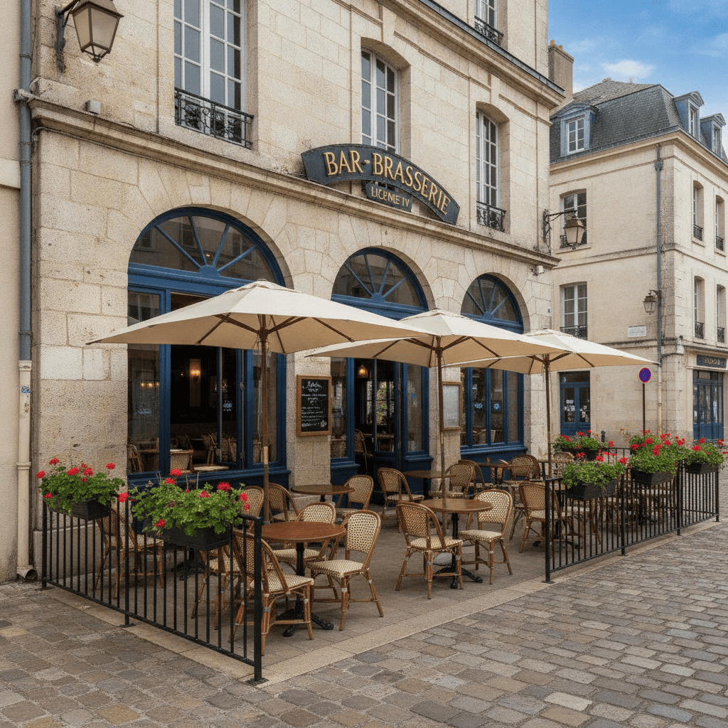 Bar-brasserie à La Rochelle : terrasse - licence IV