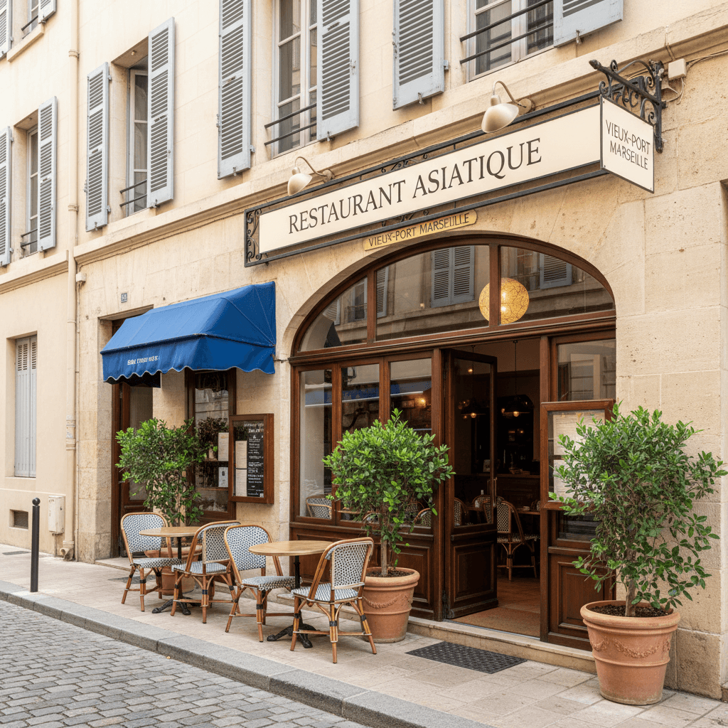 Restaurant 102m² à Marseille : terrasse - licence IV - Image 1