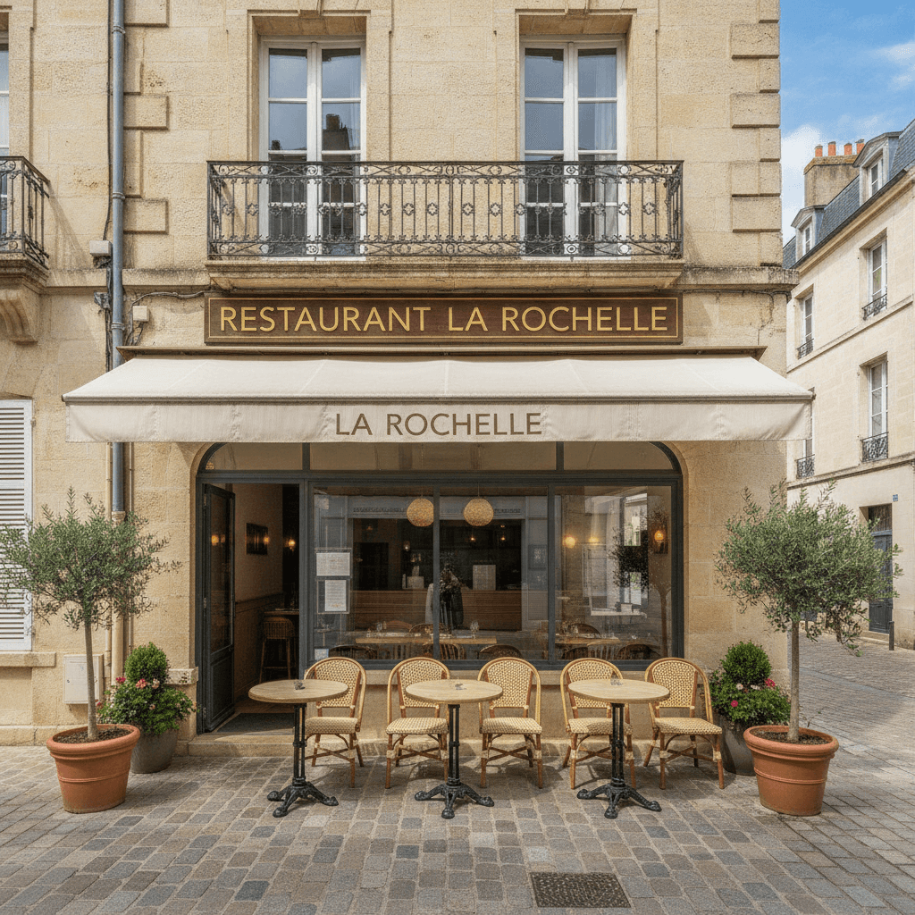 Restaurant 90m² à La Rochelle : terrasse - licence IV - Image 1