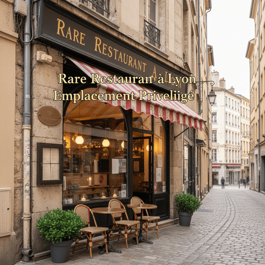 Restaurant 70m² à Lyon : terrasse - licence IV