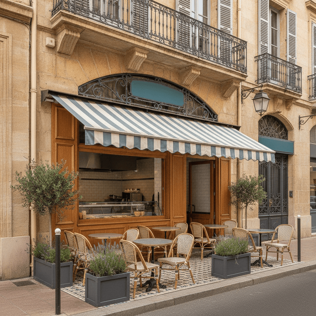 Fast-food 90m² à Marseille : terrasse - licence IV