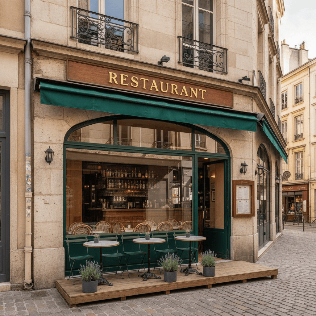 Restaurant 90m² à Lyon : licence IV - extraction