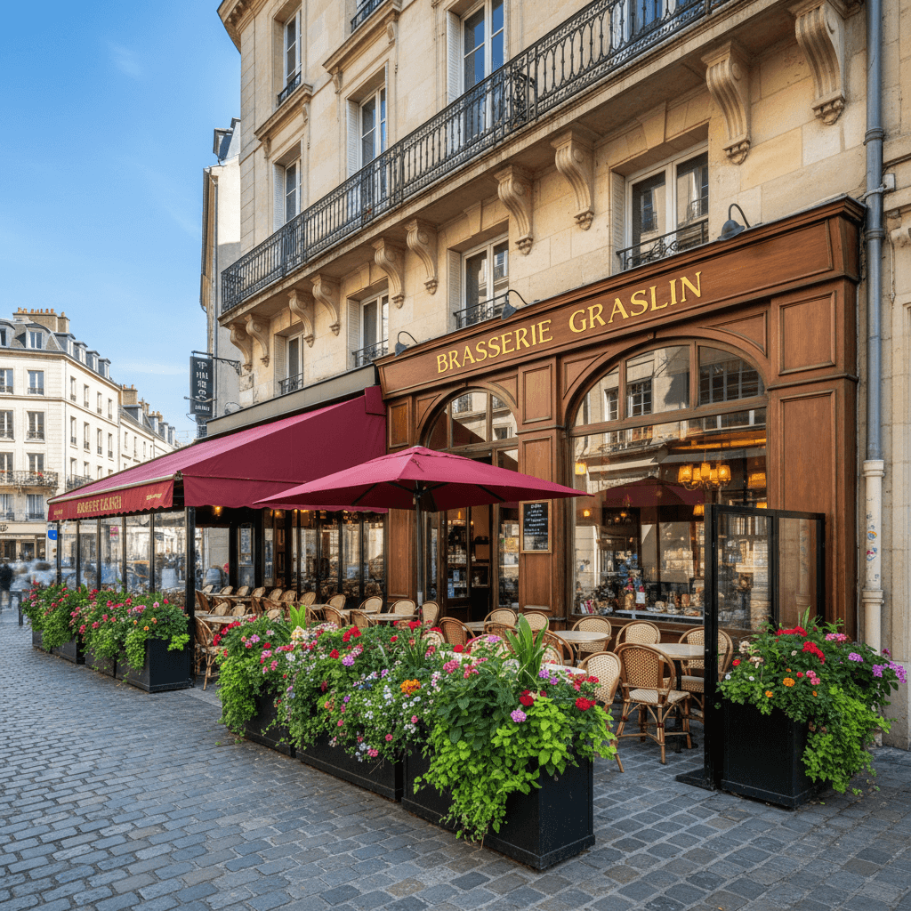 Restaurant 160m² à Nantes : terrasse - extraction - Image 1