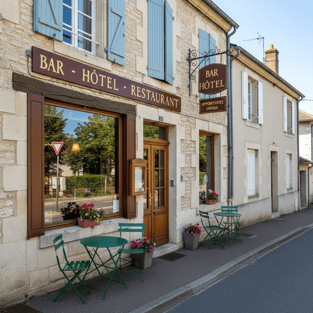 Restaurant 280m² à Mézières-En-Brenne : terrasse - licence IV - Image 1