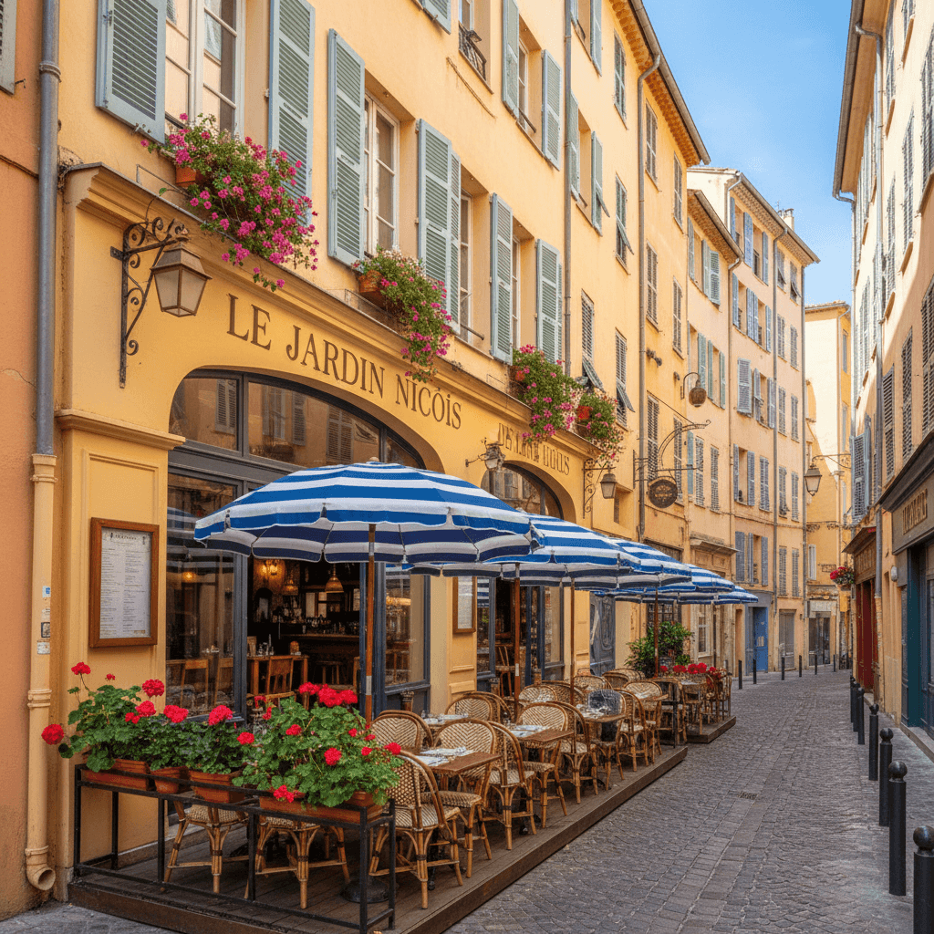 Restaurant 94m² à Nice : terrasse - licence IV