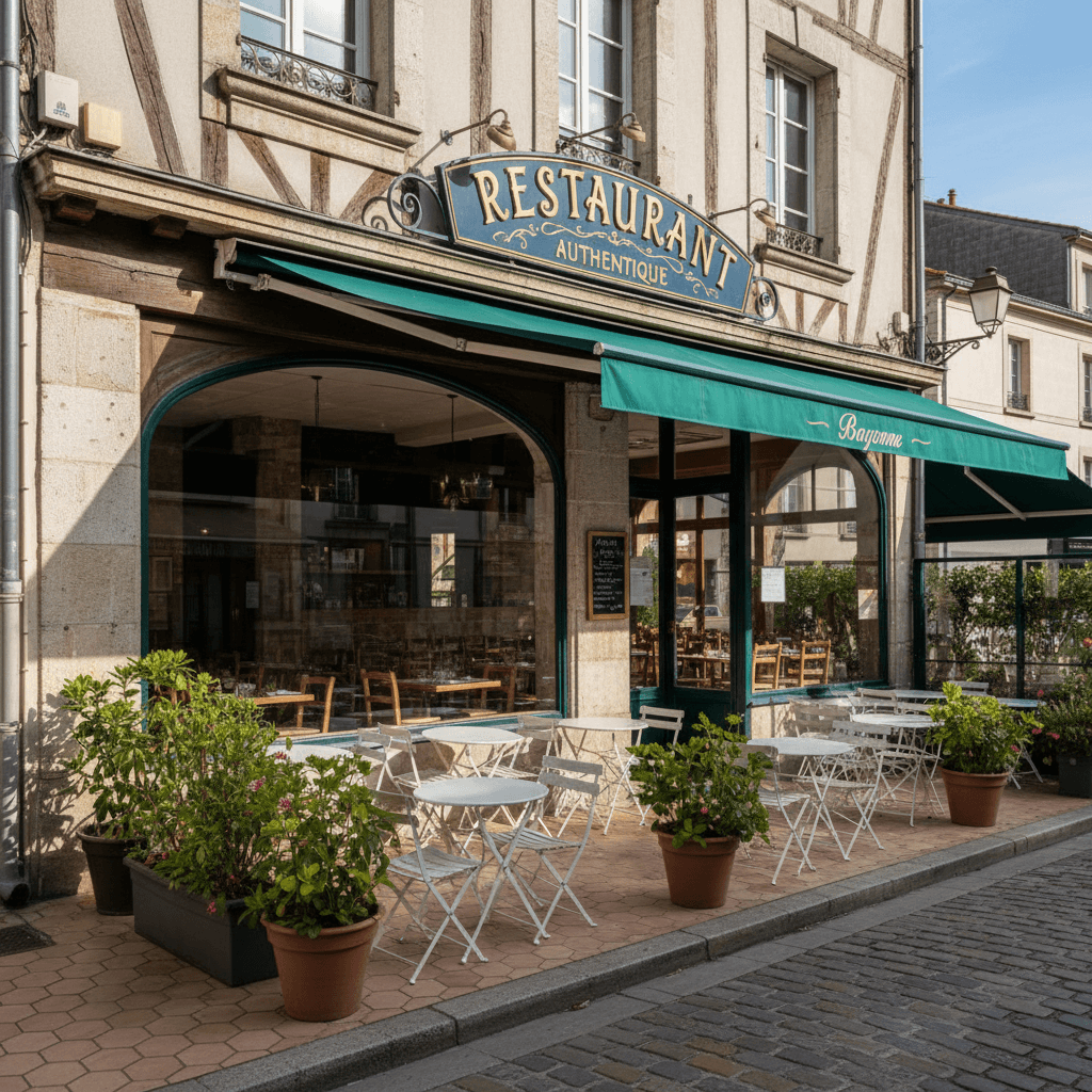 Restaurant à Bayonne : terrasse - licence IV - Image 1
