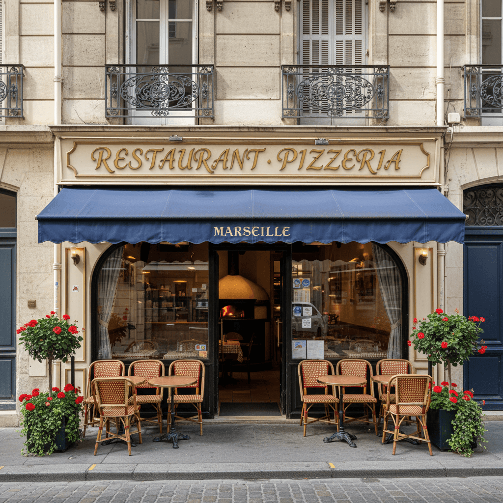 Restaurant 150m² à Marseille : terrasse - licence IV