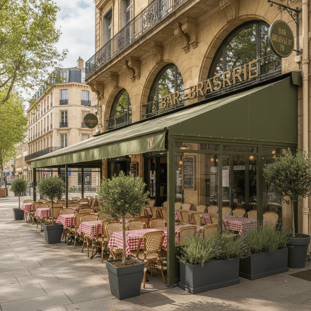 Bar-brasserie à Nîmes : terrasse - licence IV - Image 1