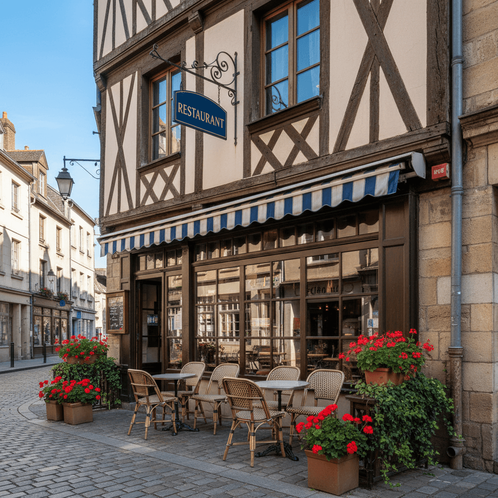 Restaurant à Rouen : terrasse - licence IV