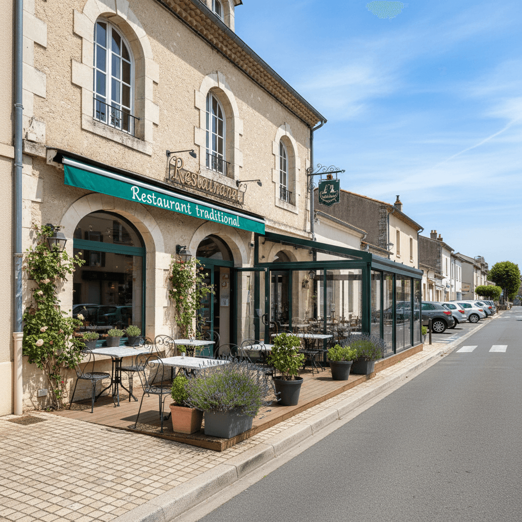 Restaurant 90m² à Morières-Lès-Avignon : terrasse - licence IV - Image 1